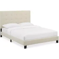 Modway Melanie Tufted Button Upholstered Fabric Platform Bed, Full