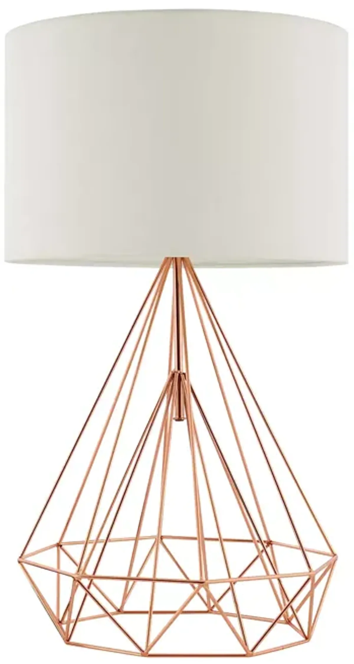 Modway Precious Rose Gold Table Lamp