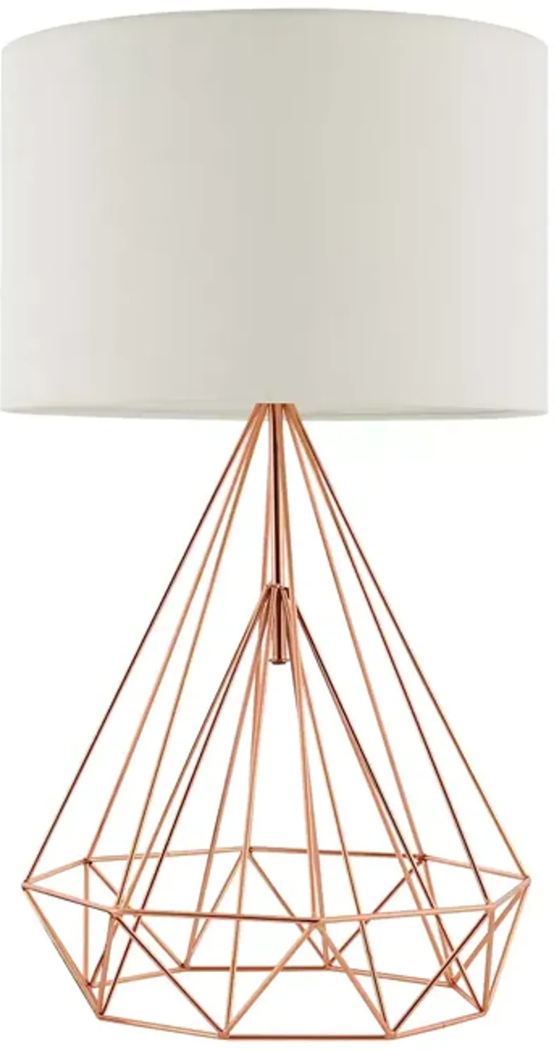 Modway Precious Rose Gold Table Lamp