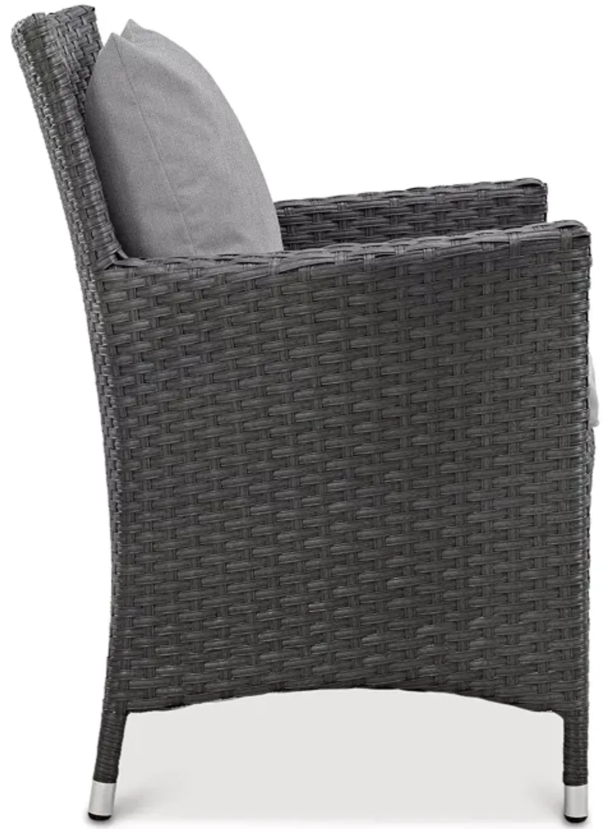 Modway Sojourn Outdoor Patio SunbrellaÂ® Rattan Dining Armchair