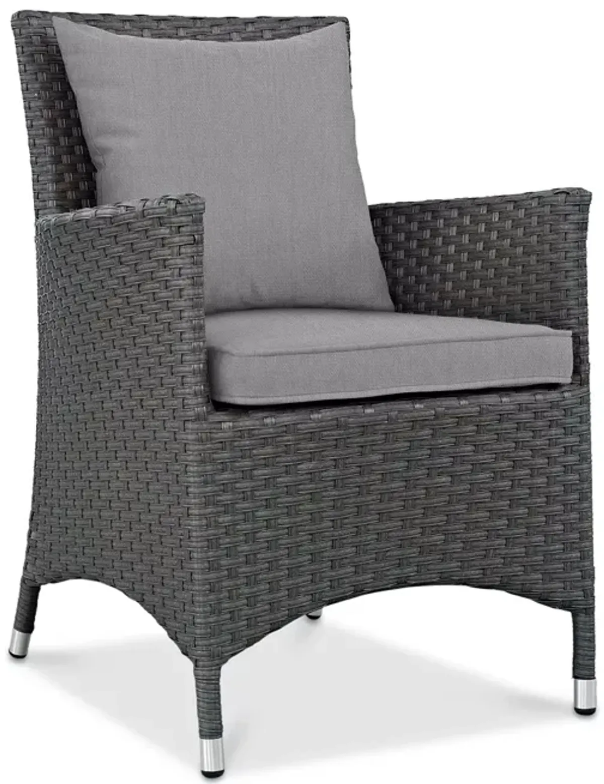 Modway Sojourn Outdoor Patio SunbrellaÂ® Rattan Dining Armchair