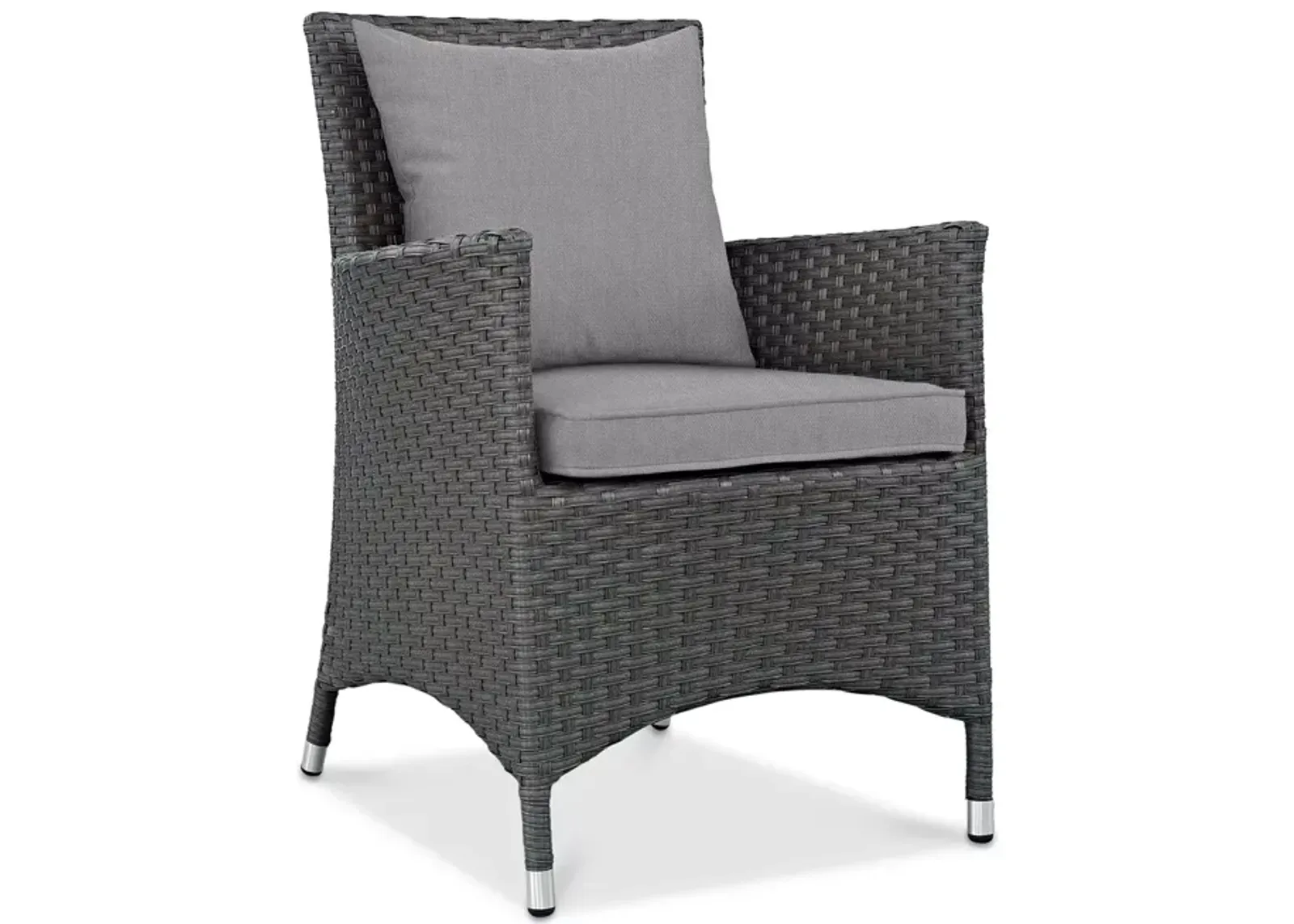 Modway Sojourn Outdoor Patio SunbrellaÂ® Rattan Dining Armchair