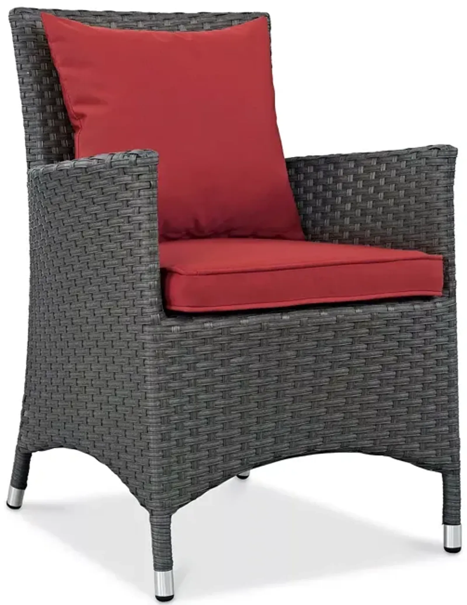 Modway Sojourn Outdoor Patio SunbrellaÂ® Rattan Dining Armchair