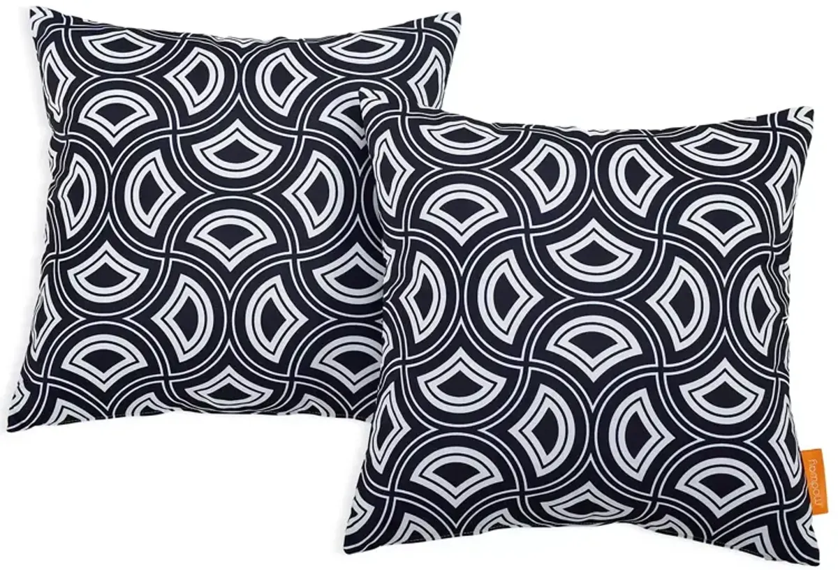 Modway Two-Piece Outdoor Patio Pillow Set