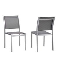 Modway Shore Aluminum Outdoor Patio Dining Chair, Set of 2 