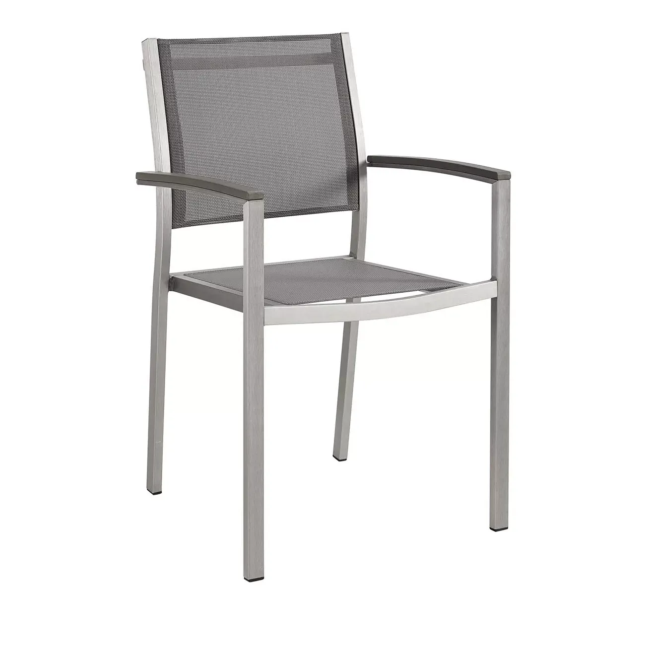 Modway Shore Aluminum Outdoor Patio Dining Chair, Set of 2 