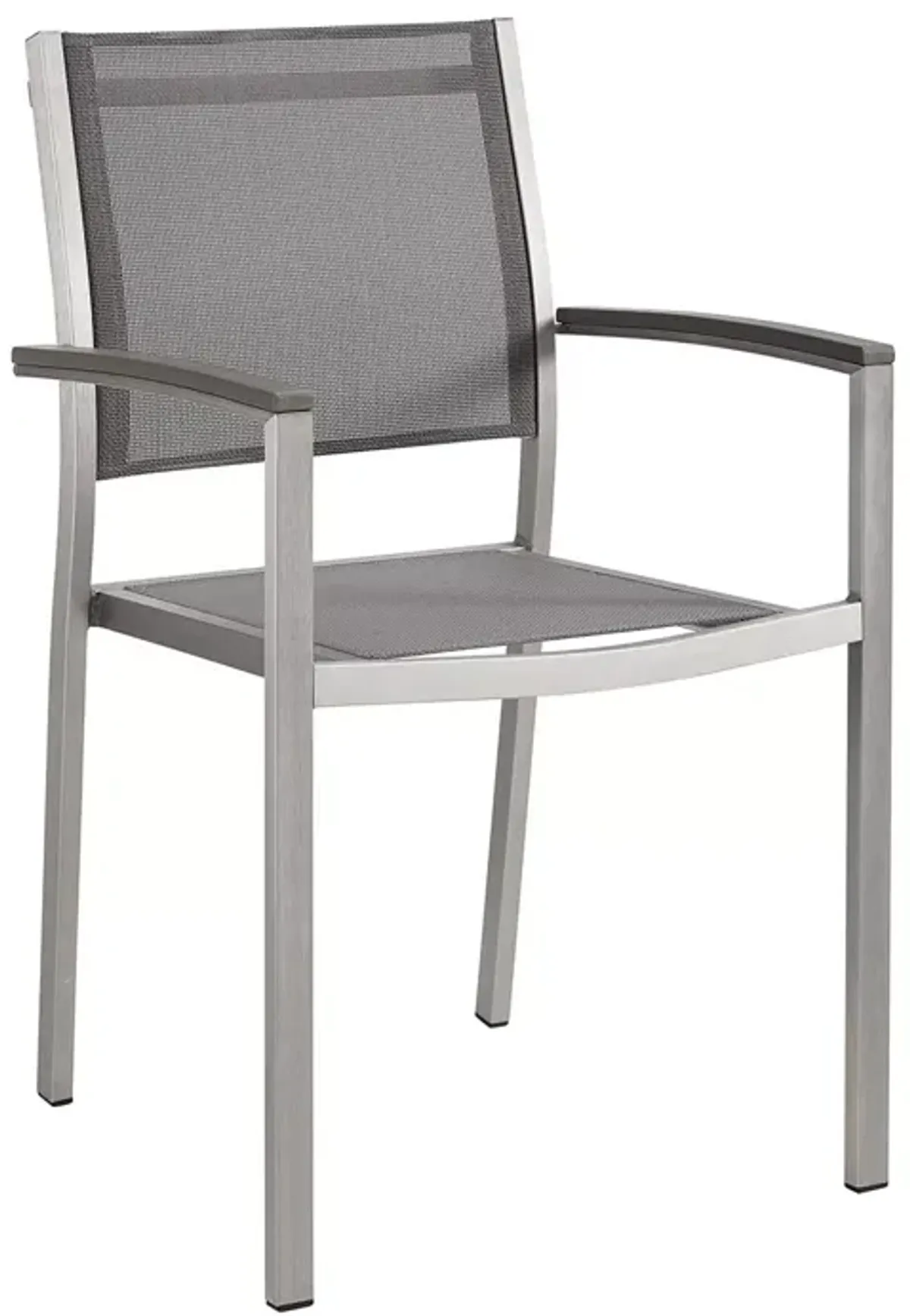 Modway Shore Aluminum Outdoor Patio Dining Chair, Set of 2 