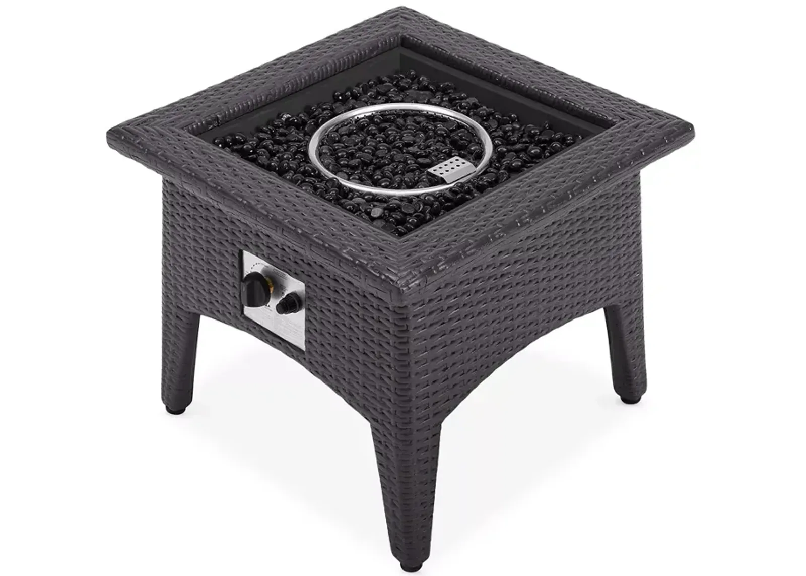 Modway Vivacity Outdoor Patio Propane Fire Pit Table