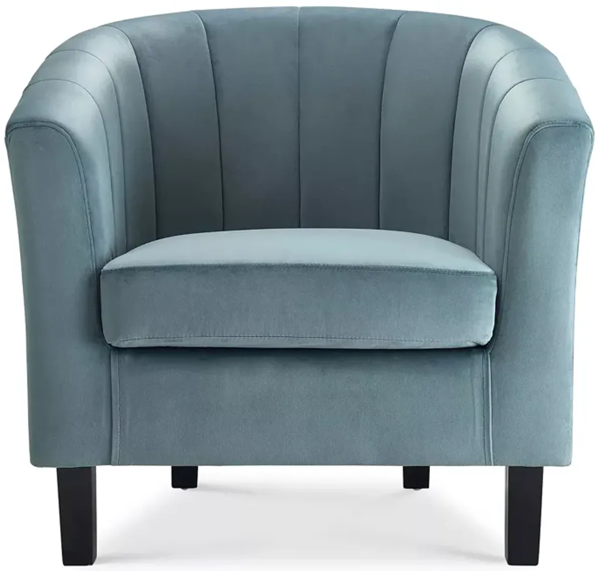 Modway Prospect Channel Tufted Upholstered Velvet Armchair