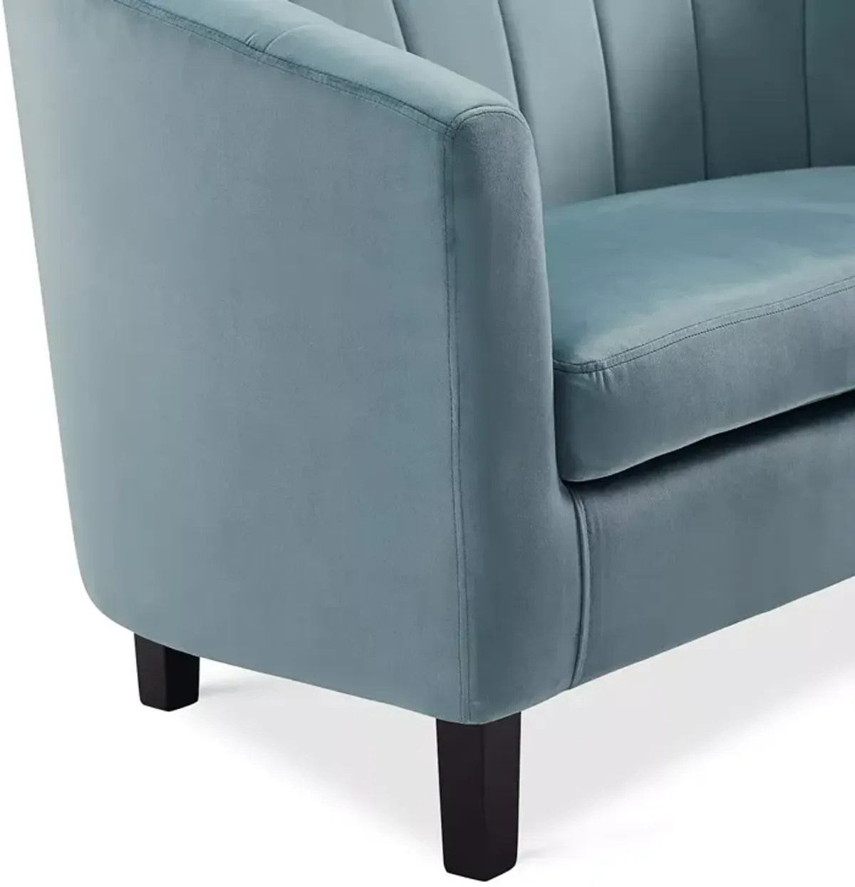 Modway Prospect Channel Tufted Upholstered Velvet Armchair