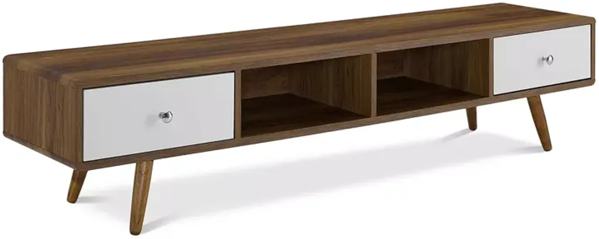 Modway Transmit 70" Media Console Wood TV Stand