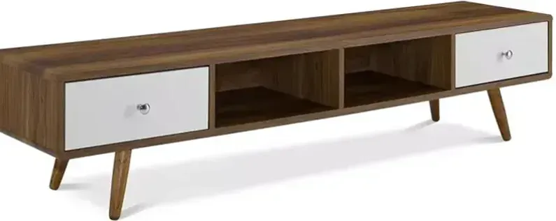 Modway Transmit 70" Media Console Wood TV Stand