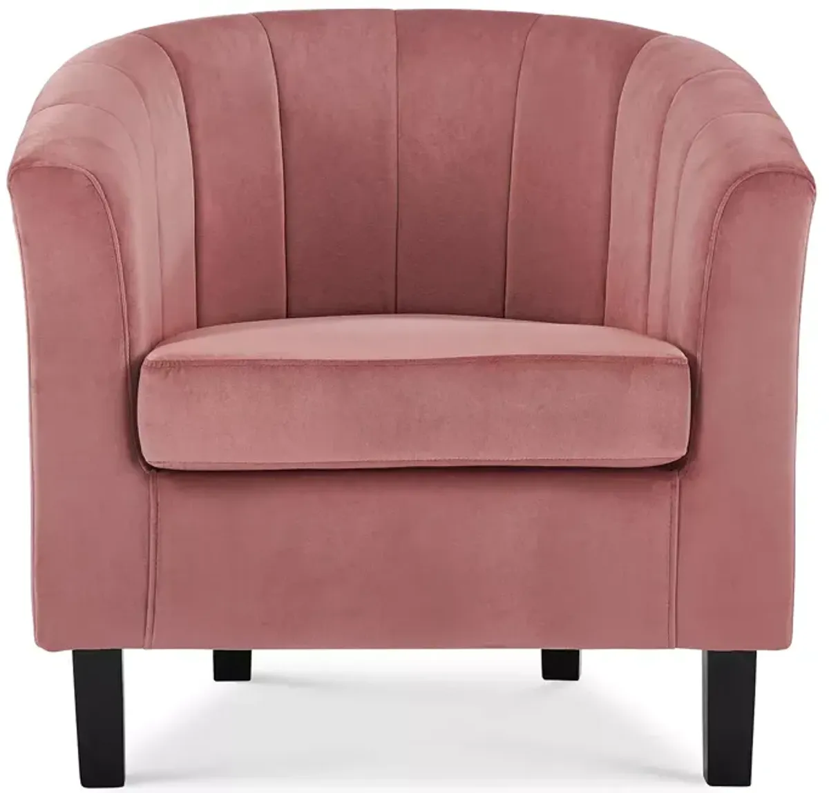 Modway Prospect Channel Tufted Upholstered Velvet Armchair