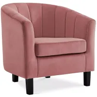 Modway Prospect Channel Tufted Upholstered Velvet Armchair