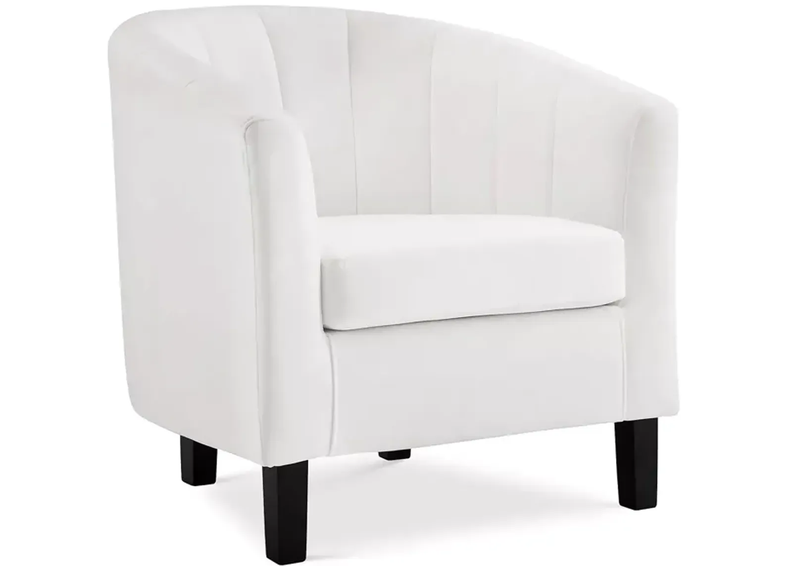 Modway Prospect Channel Tufted Upholstered Velvet Armchair