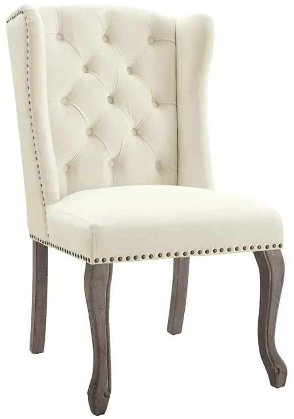 Modway Apprise French Vintage Dining Performance Velvet Side Chair