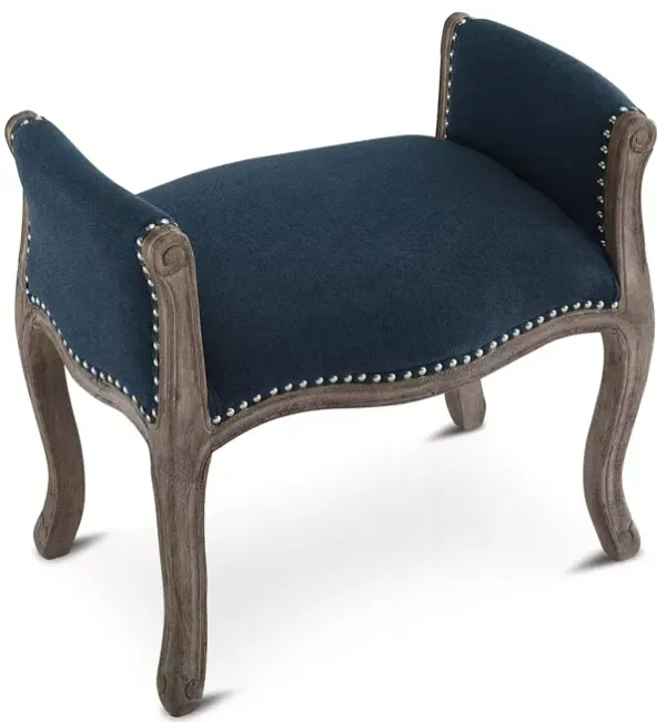 Modway Avail Vintage French Upholstered Fabric Bench