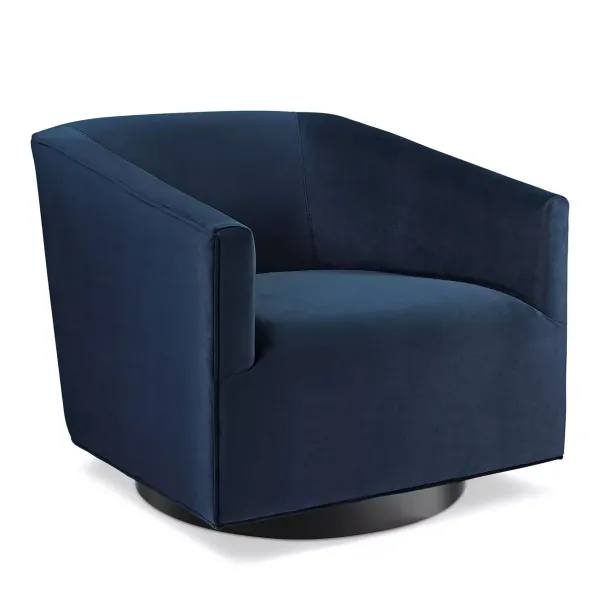 Modway Twist Accent Lounge Performance Velvet Swivel Chair