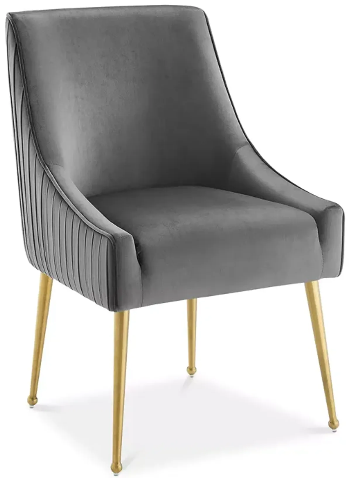 Modway Discern Pleated Back Upholstered Performance Velvet Dining Chair