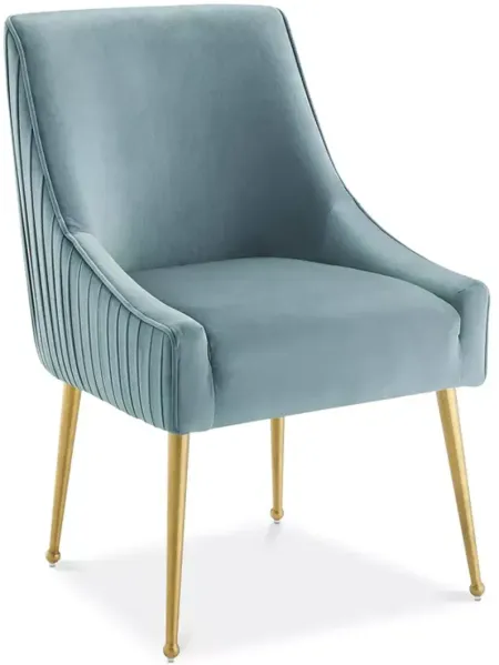 Modway Discern Pleated Back Upholstered Performance Velvet Dining Chair