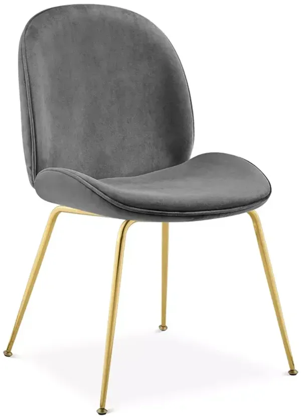 Modway Scoop Velvet Dining Chair