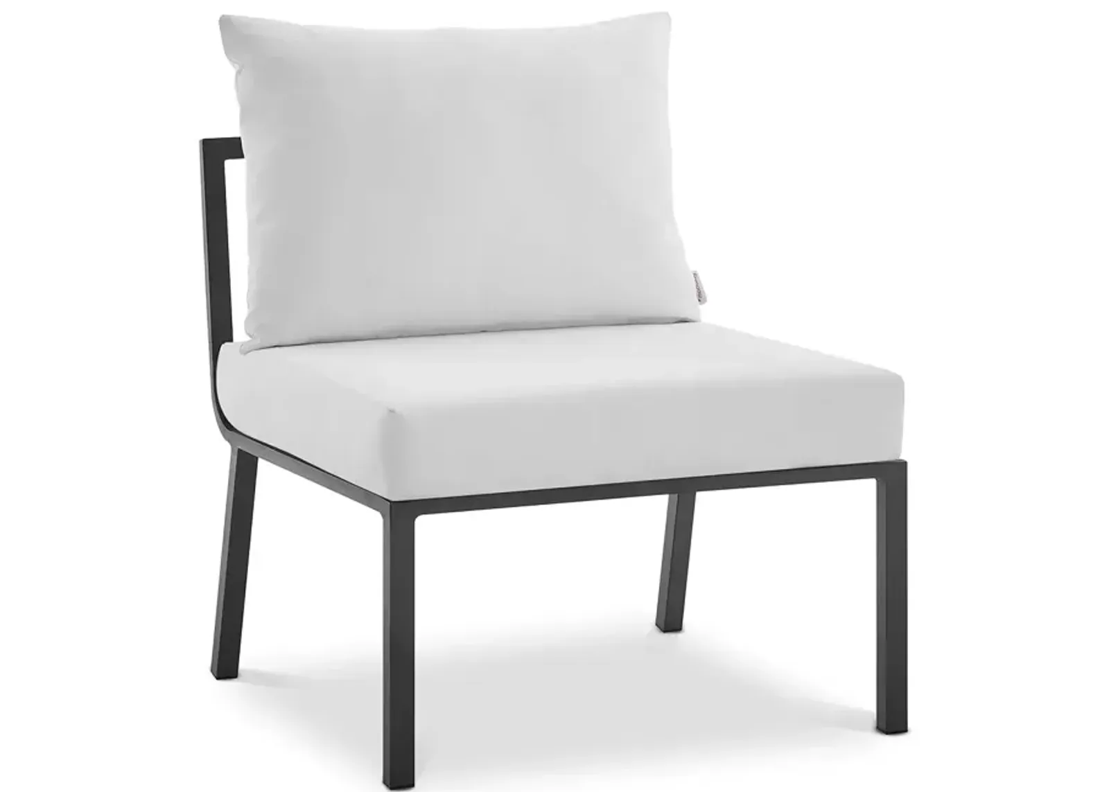 Modway Riverside Outdoor Patio Aluminum Armless Chair