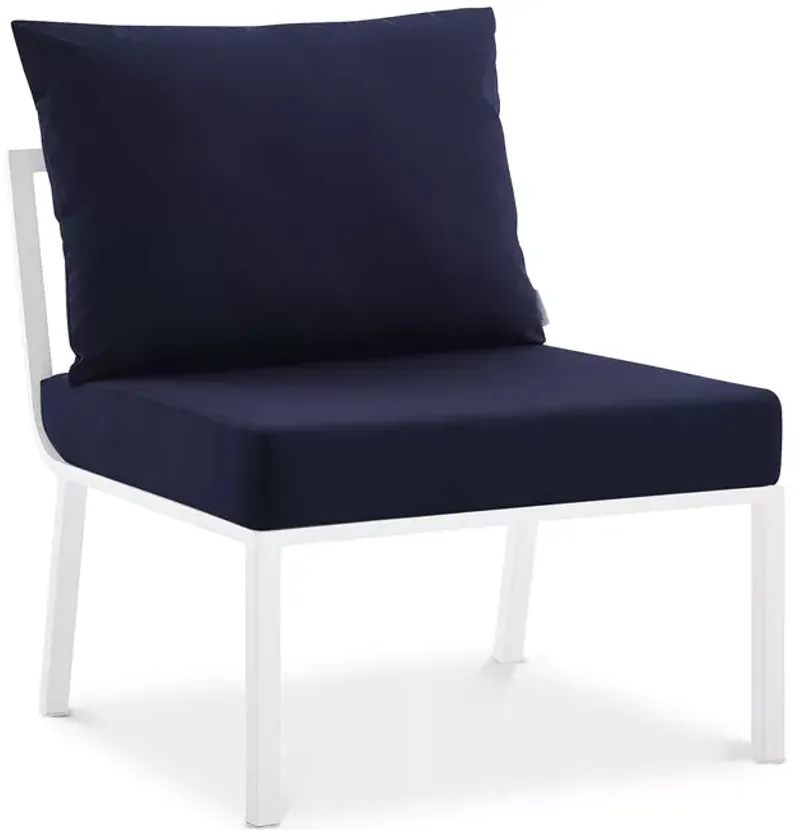 Modway Riverside Outdoor Patio Aluminum Armless Chair