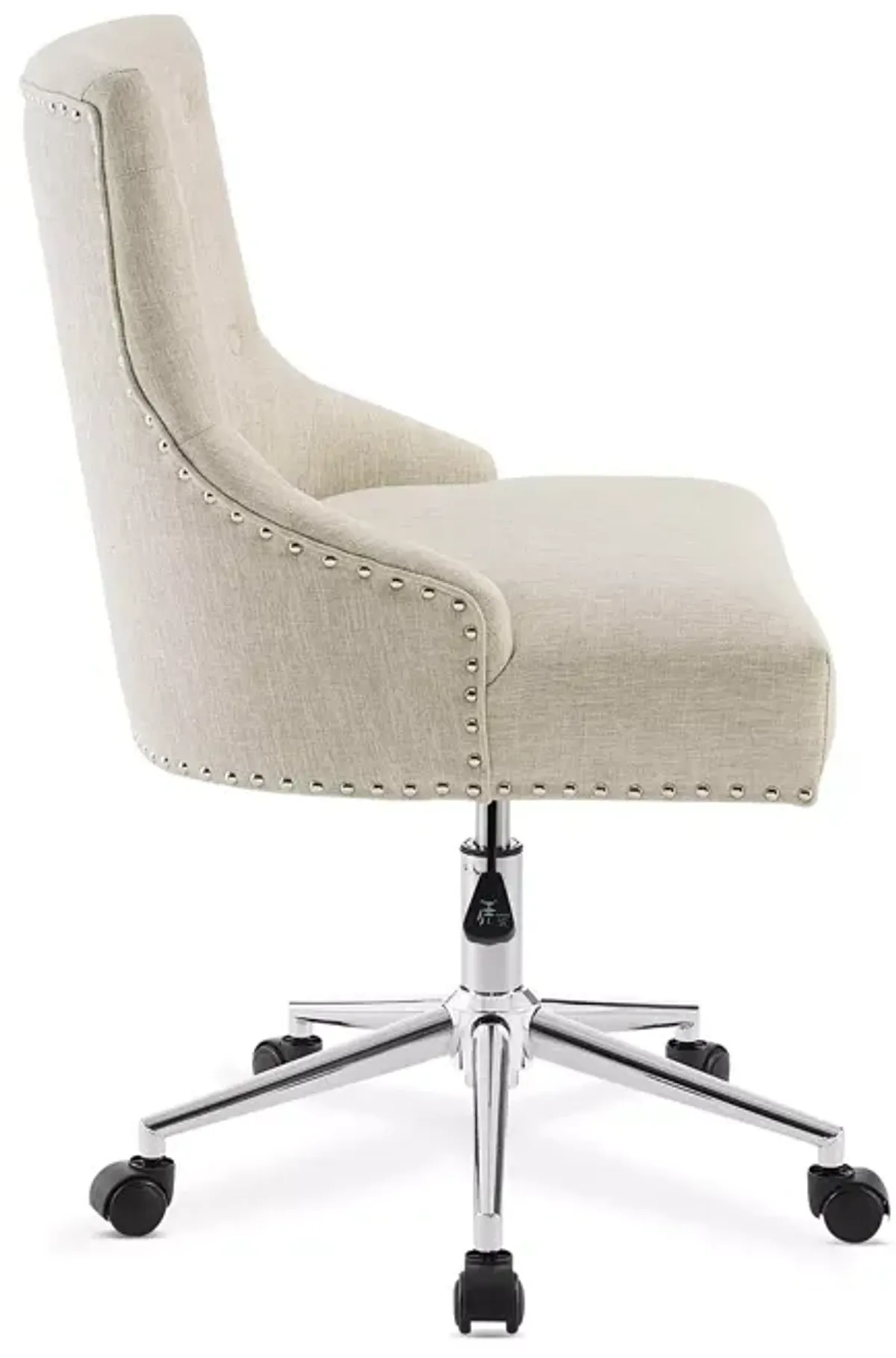 Modway Regent Tufted Button Swivel Upholstered Fabric Office Chair