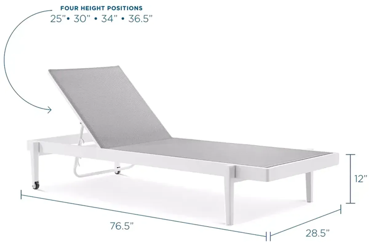 Modway Charleston Outdoor Patio Chaise Lounge Chair