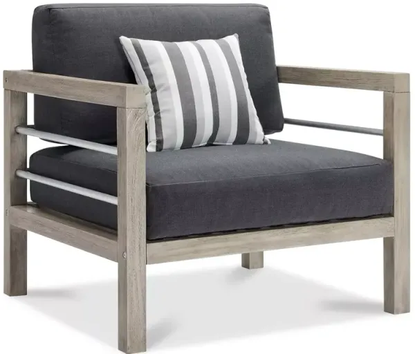 Modway Wiscasset Outdoor Patio Acacia Wood Armchair