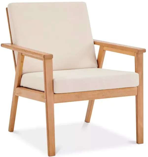 Modway Vero Ash Wood Outdoor Patio Armchair