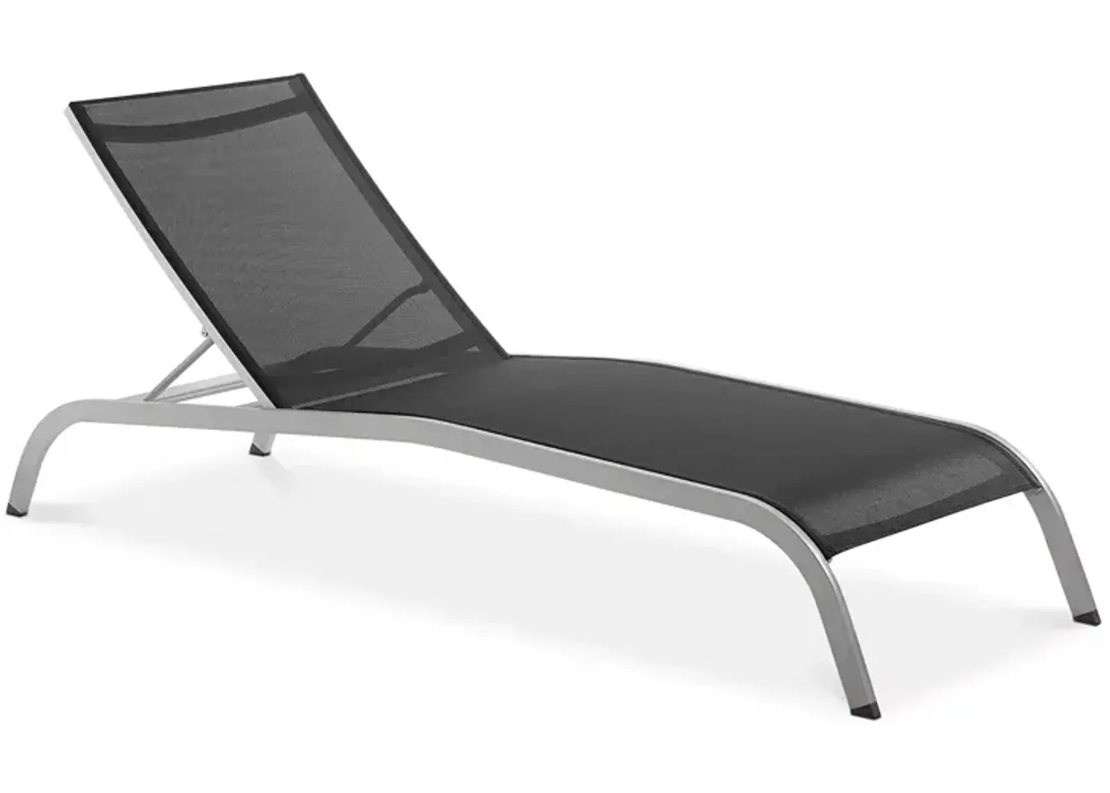 Modway Savannah Mesh Chaise Outdoor Patio Aluminum Lounge Chair