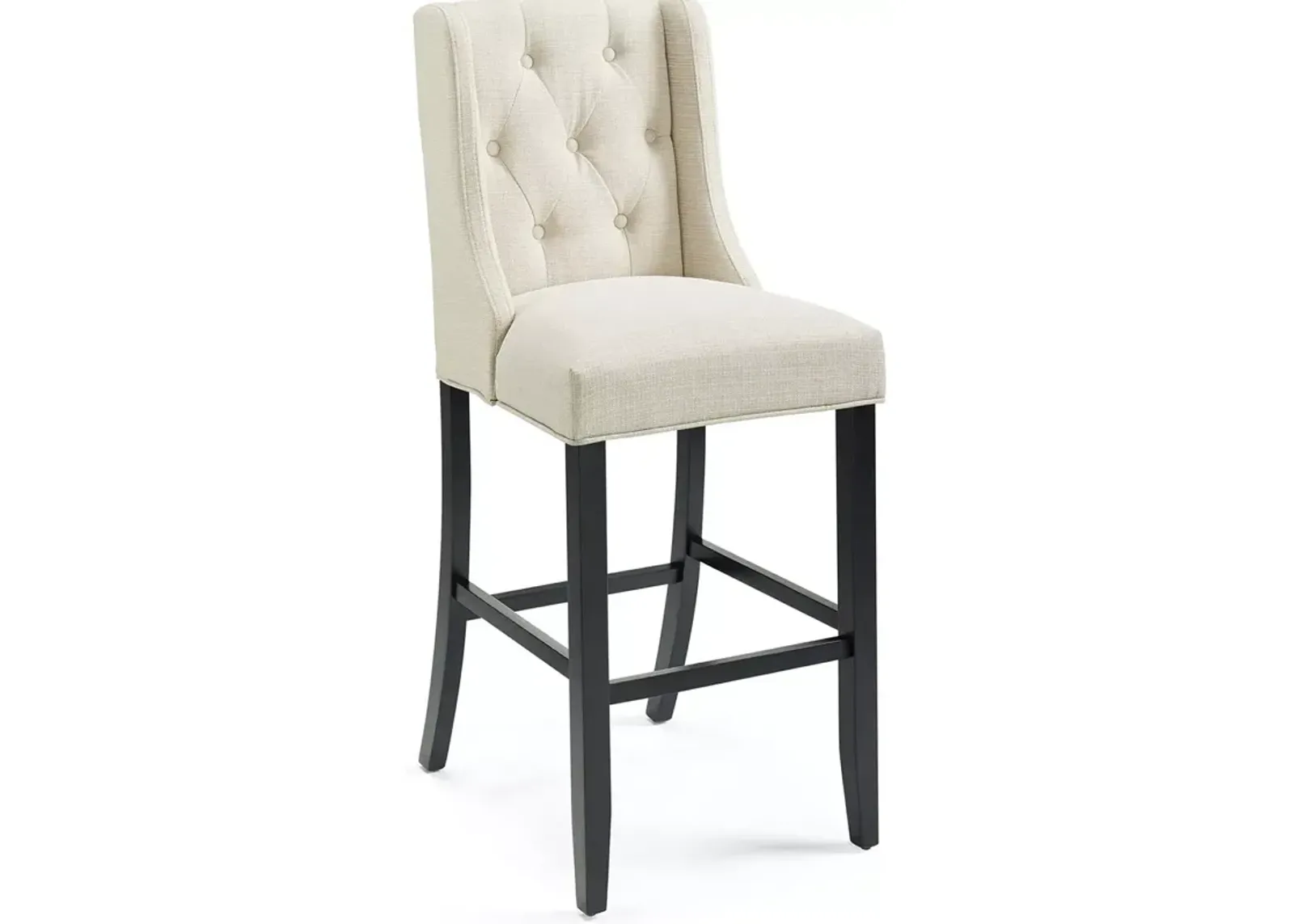 Modway Baronet Tufted Button Upholstered Fabric Bar Stool