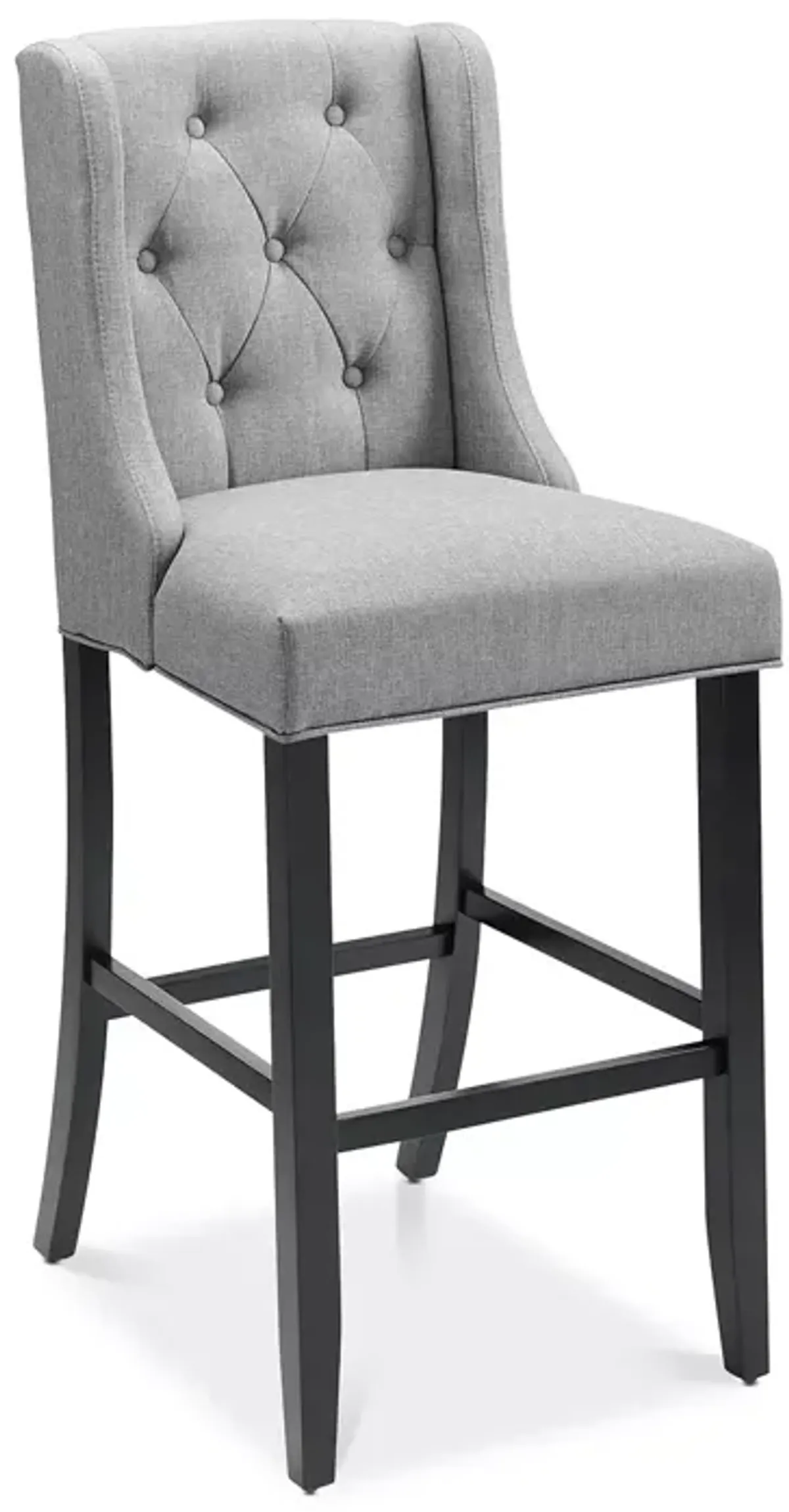 Modway Baronet Tufted Button Upholstered Fabric Bar Stool