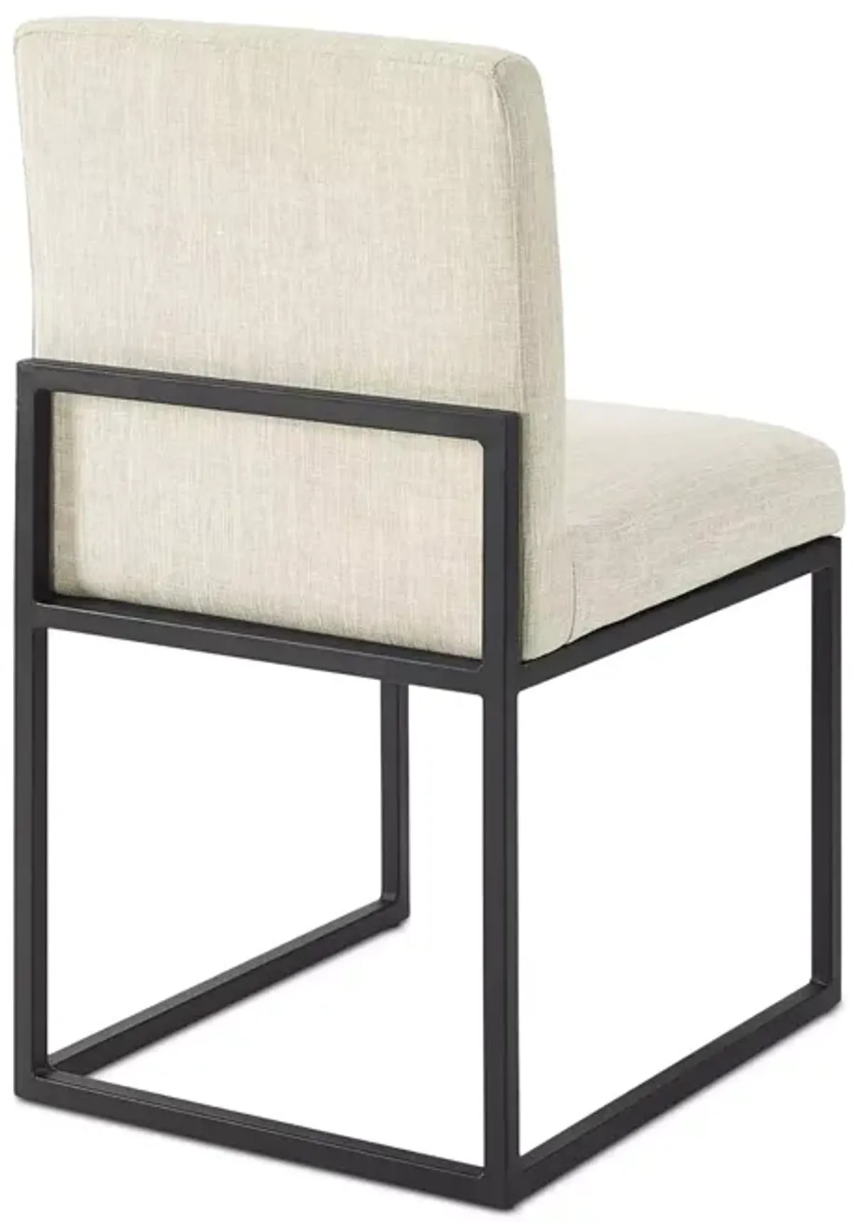 Modway Carriage Channel Tufted Sled Base Upholstered Fabric Dining Chair 