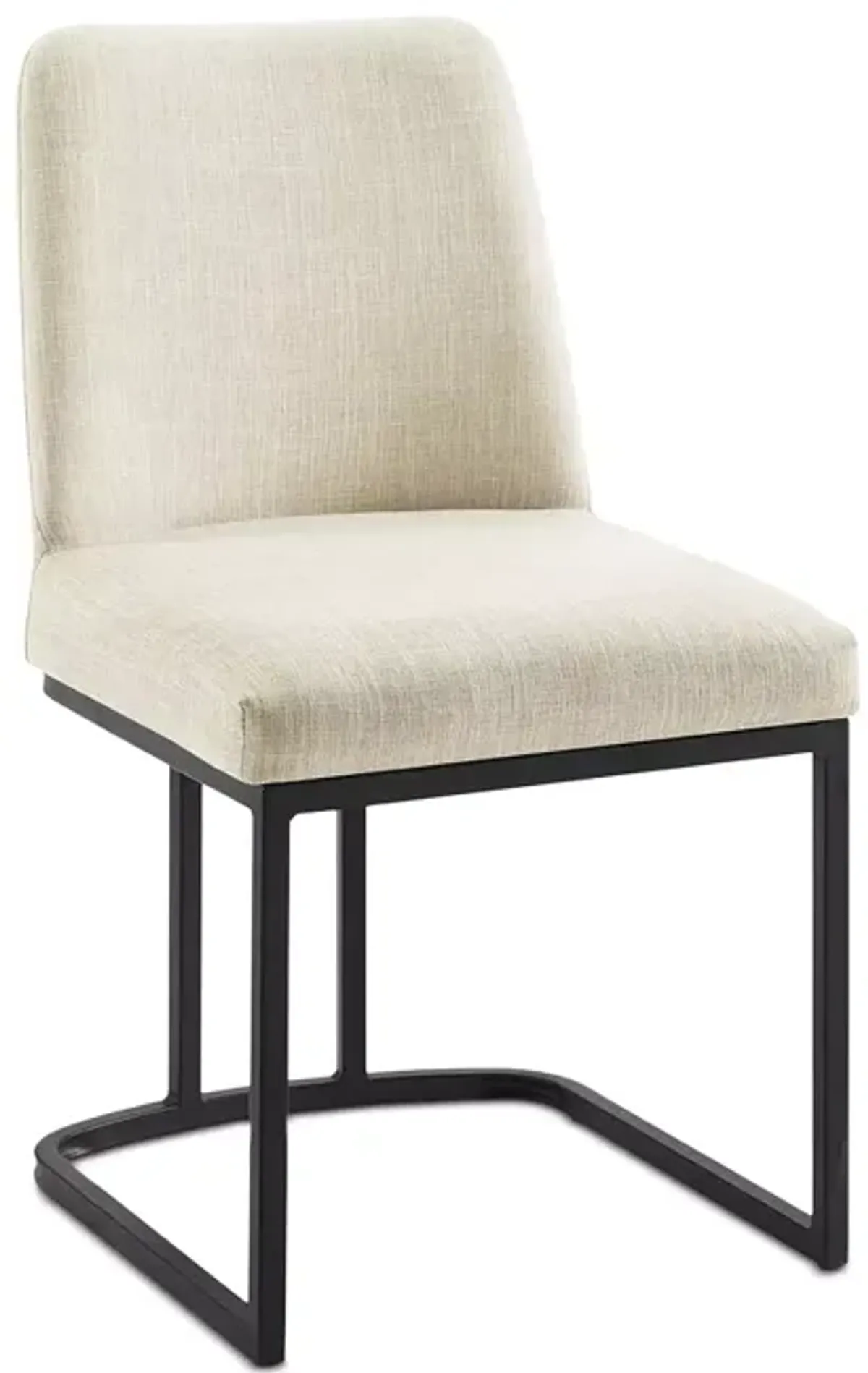 Modway Amplify Sled Base Upholstered Fabric Dining Side Chair