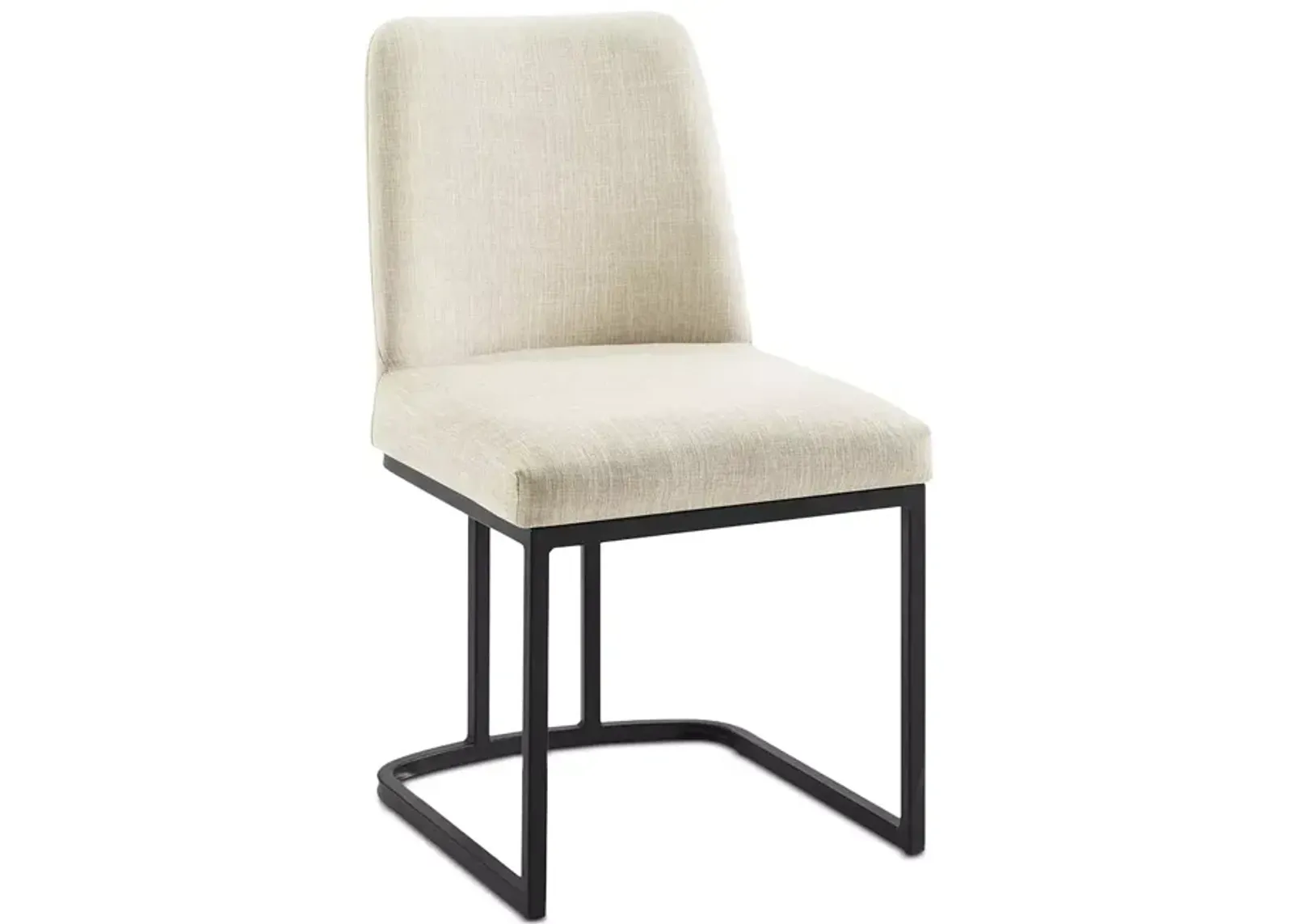 Modway Amplify Sled Base Upholstered Fabric Dining Side Chair