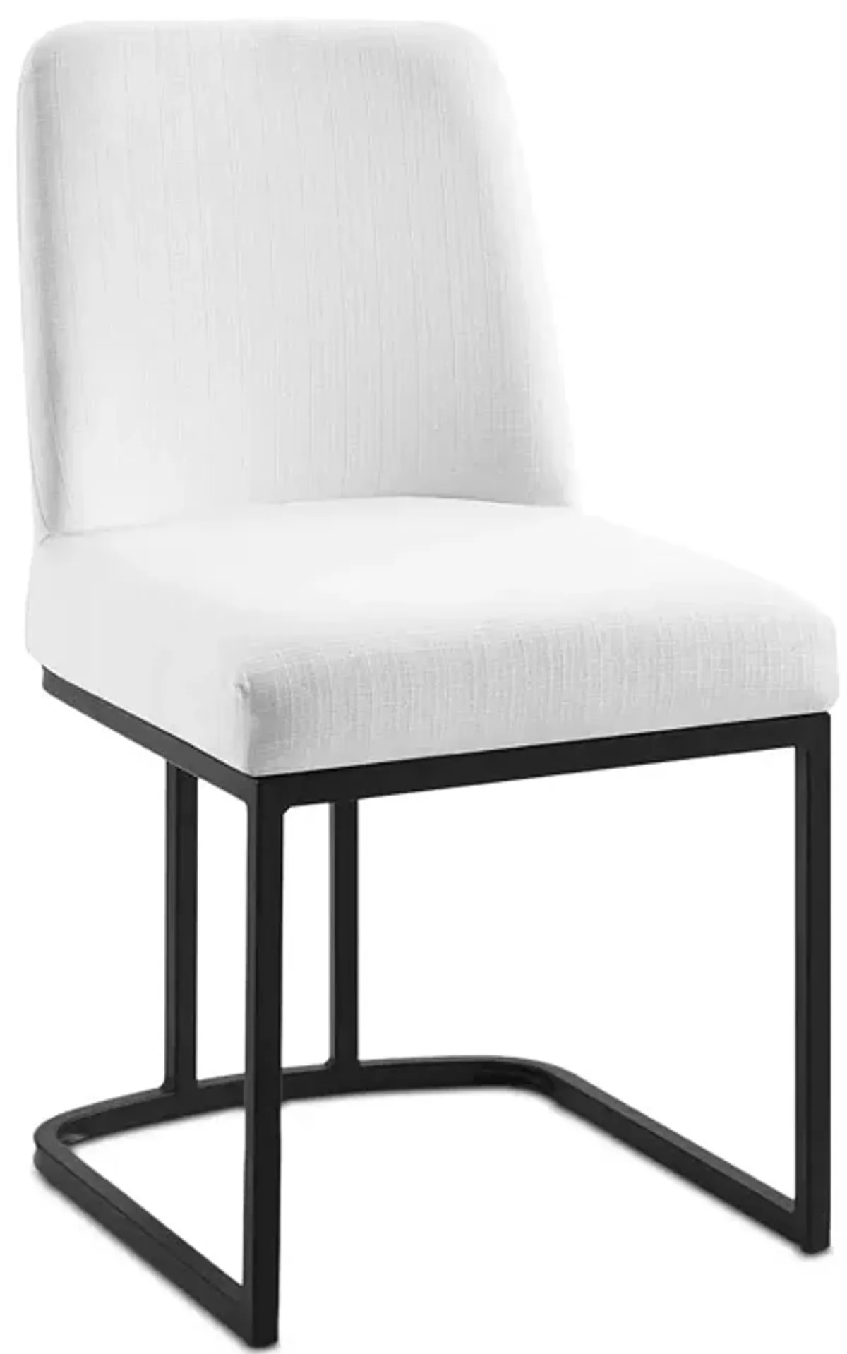 Modway Amplify Sled Base Upholstered Fabric Dining Side Chair