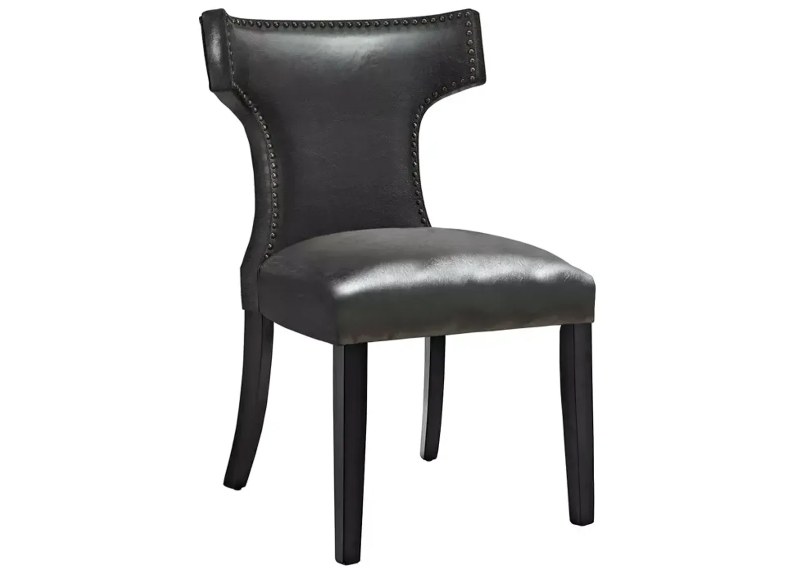 Modway Curve Faux Leather Dining Chair