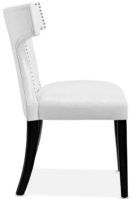 Modway Curve Faux Leather Dining Chair