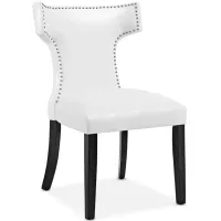 Modway Curve Faux Leather Dining Chair