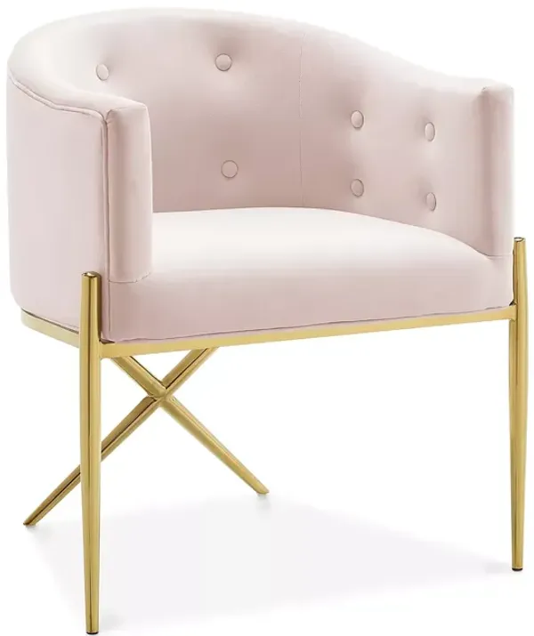 Modway Savour Tufted Performance Velvet Accent Dining Armchair 