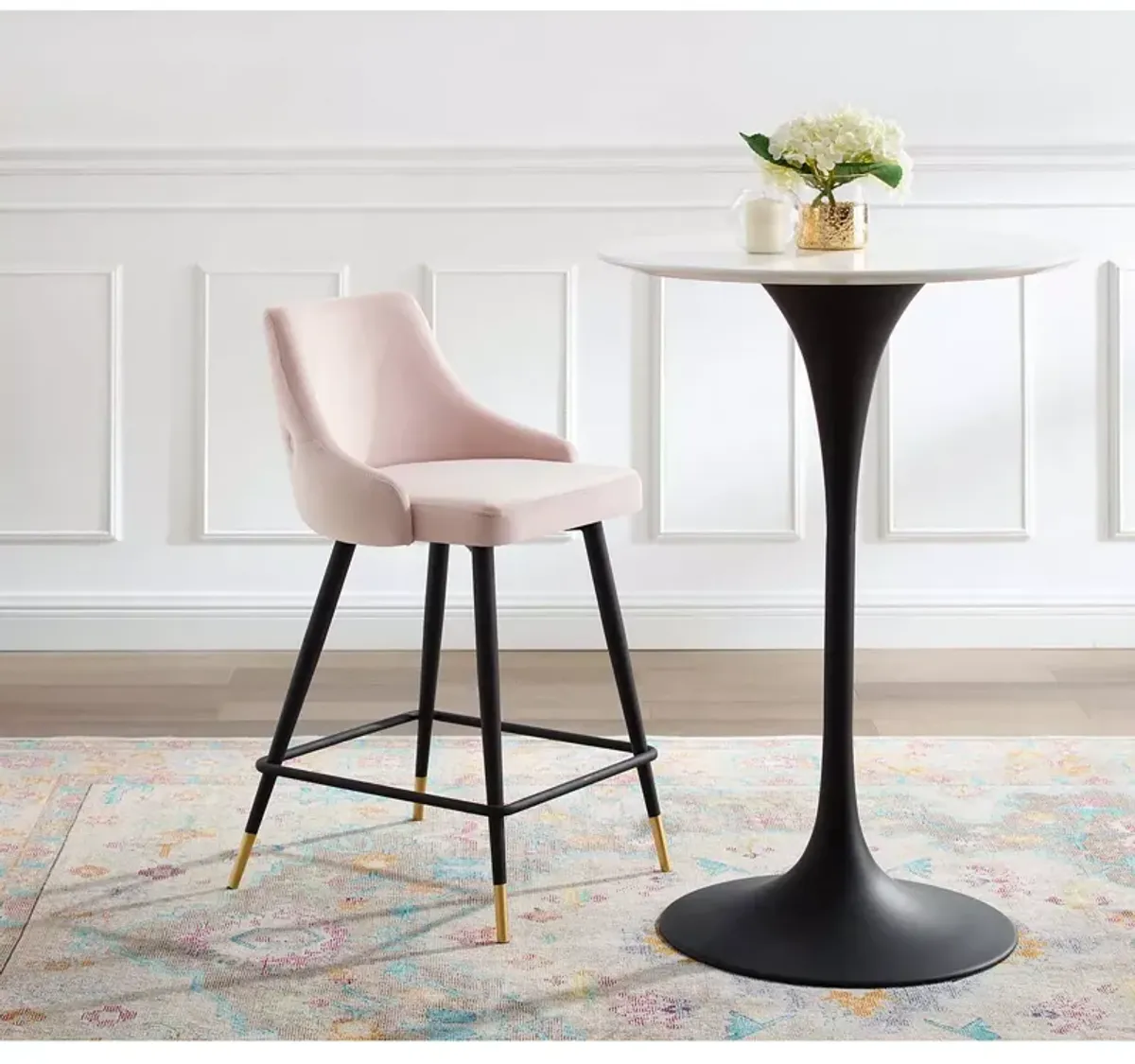 Modway Adorn Performance Velvet Counter Stool