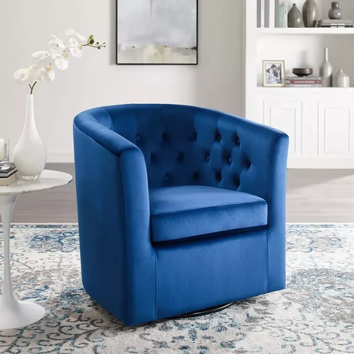 Modway Prospect Tufted Performance Velvet Swivel Armchair