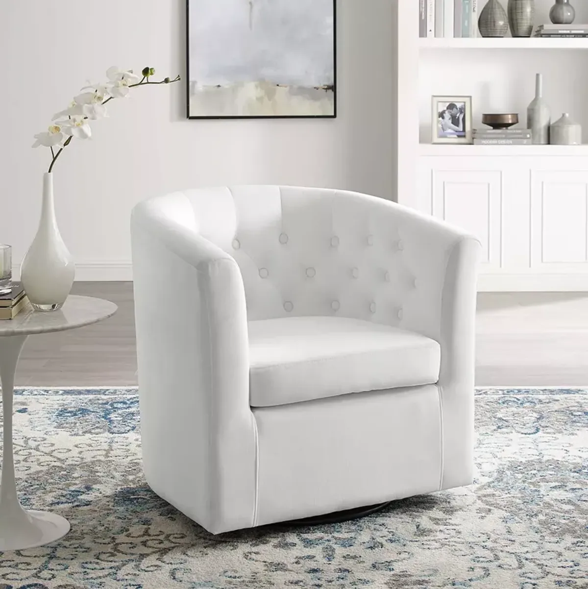 Modway Prospect Tufted Performance Velvet Swivel Armchair