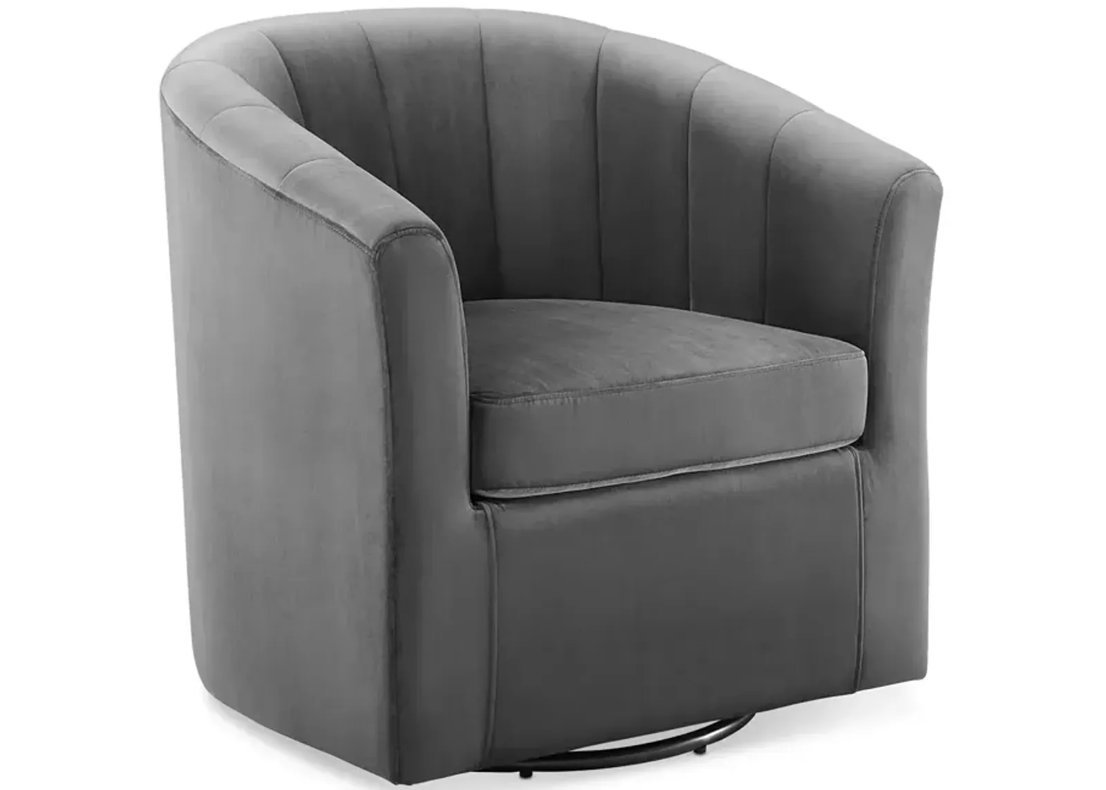 Modway Prospect Performance Velvet Swivel Armchair