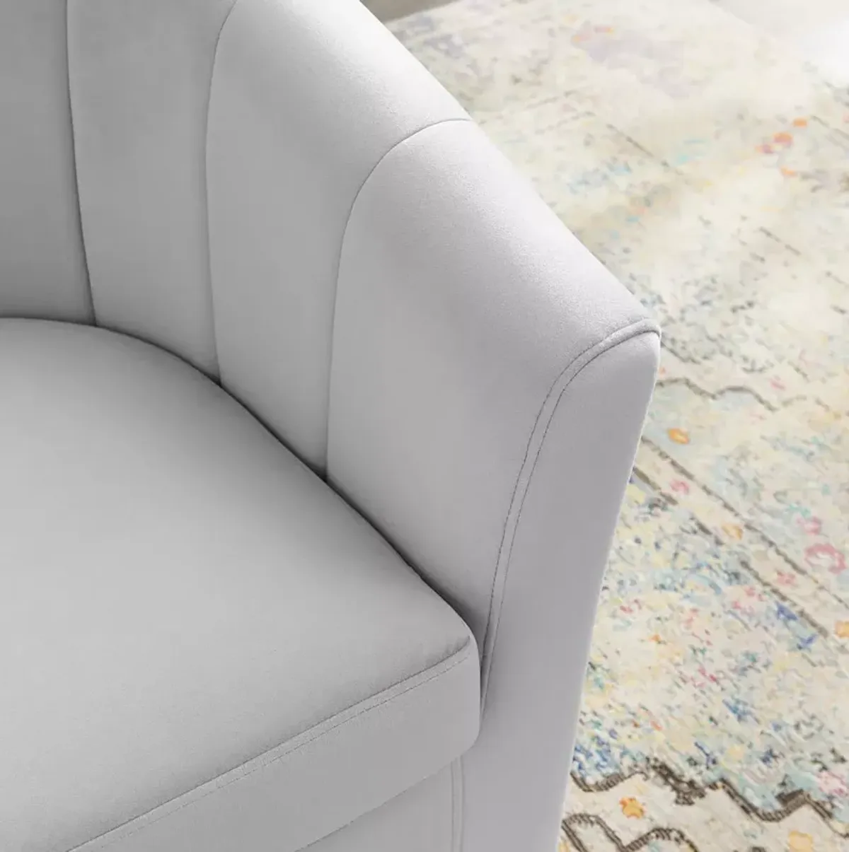 Modway Prospect Performance Velvet Swivel Armchair