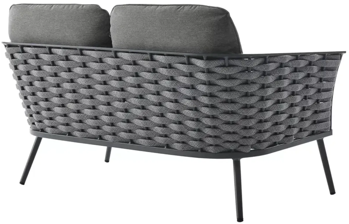 Modway Stance Outdoor Patio Aluminum Loveseat