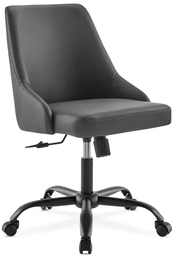 Modway Designate Swivel Vegan Leather Office Chair