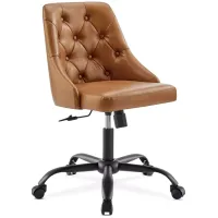 Modway Distinct Tufted Swivel Vegan Leather Office Chair